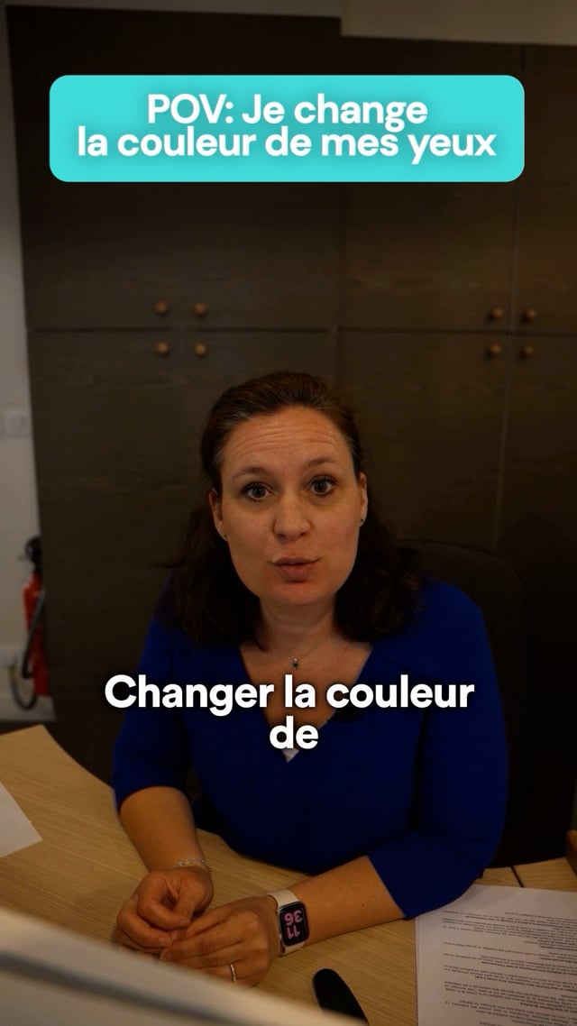 NEW EYES PARIS — POV changement de couleur